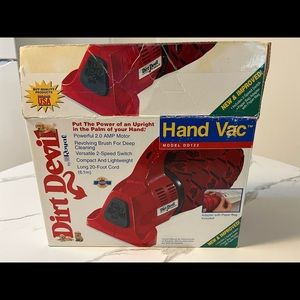 Dirt Devil Hand Vac model DD122
